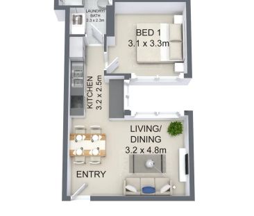 “Unfurnished 1 Bedroom Apartment in Heart of Brisbane” - Photo 4