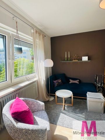 Hochwertig möblierte, großzügige 1-Zimmerwohnung mit Balkon - Foto 2