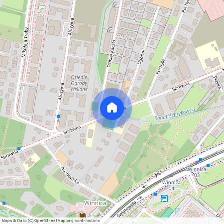 ul. Sprawna, Nowodwory, Białołęka, Warszawa, mazowieckie