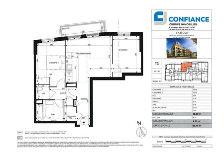 Appartement T3 Le Blanc-Mesnil à louer - Photo 5