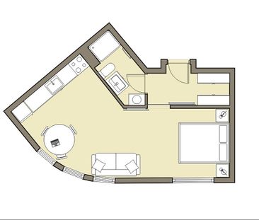 Pronájem bytu 1+kk 33 m² - Photo 4