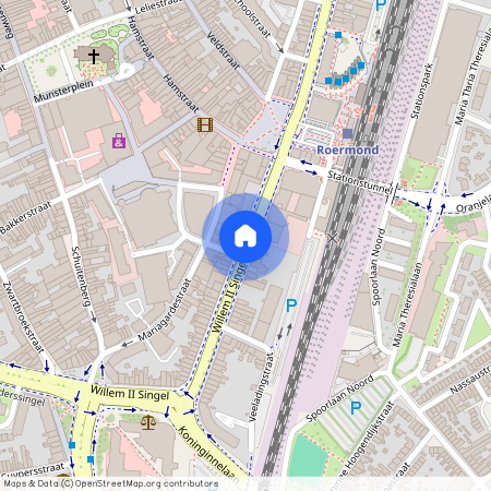 Binnenstad, 6041 HP, Willem II Singel, Roermond
