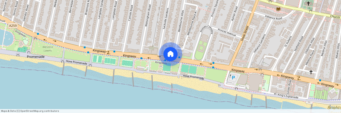 Kingsway, Hove BN3 4GL