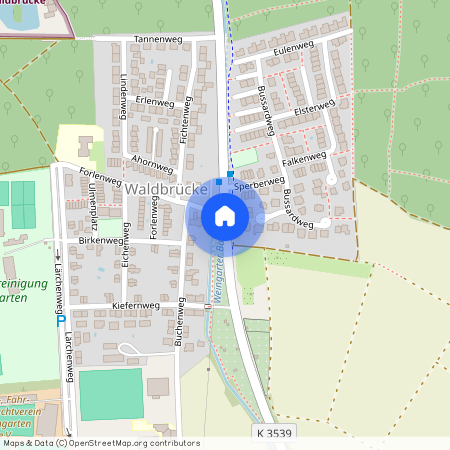 76356, Weingarten  Waldbrücke