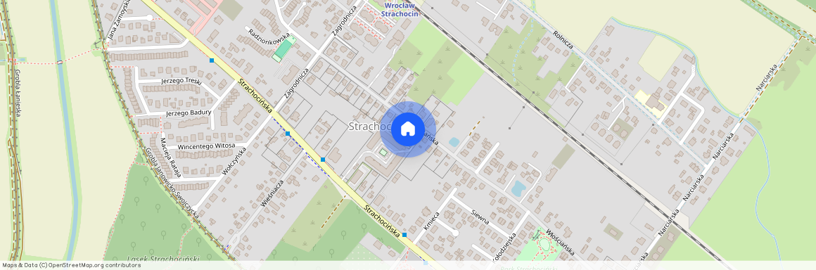 ul. Strachocińska, Strachocin, Psie Pole, Wrocław, dolnośląskie