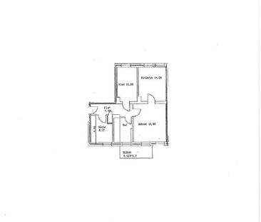 Hübsche 3-Raum-Wohnung mit Balkon in grüner Oase ! - Foto 1
