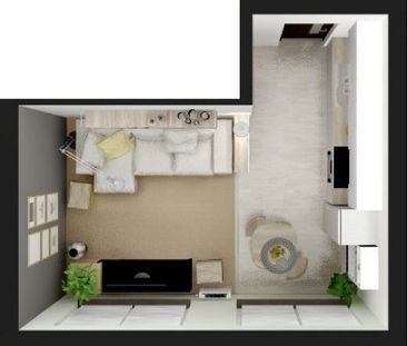 Pronájem bytu 2+kk 47 m² - Фото 3