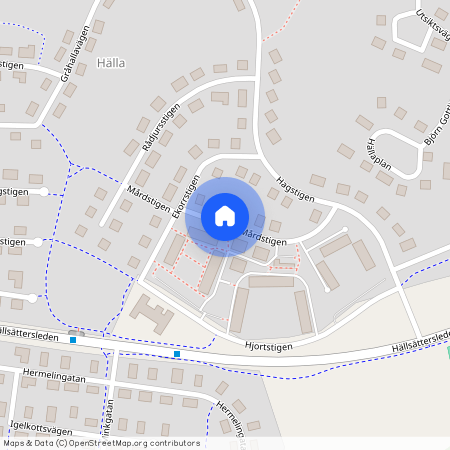 Mårdstigen, Borensberg