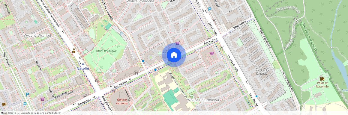 Warszawa, Ursynów, Natolin, Belgradzka