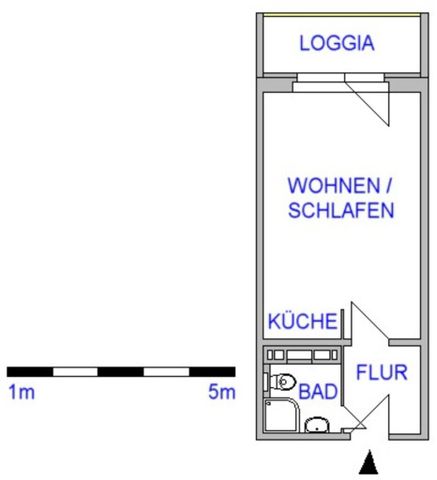 1-Raum-Wohnung - Photo 2