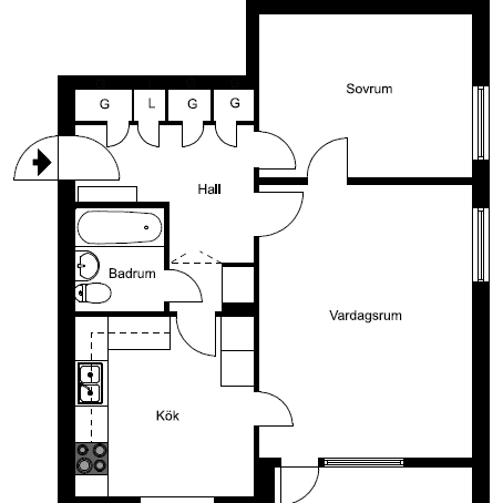 Vindruvsbacken, Stockholm - Photo 2