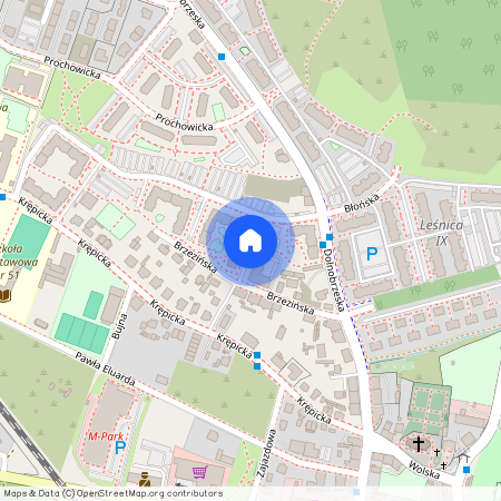 ul. Brzezińska, Leśnica, Fabryczna, Wrocław, dolnośląskie