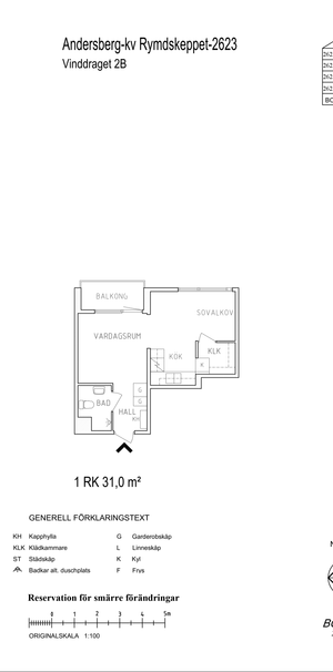 Vinddraget 2 B, våning 3 - Foto 2