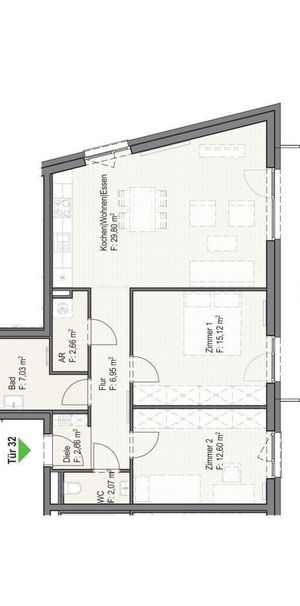 3-Zimmer-Wohnung mit Balkon im Reininghauspark - Provisionsfrei! - Foto 2