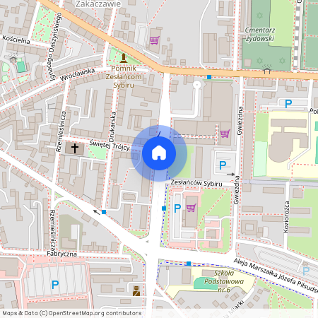 ul. Stanisława Moniuszki, Legnica, dolnośląskie