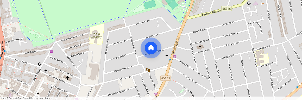 Cowper Street, Northampton, NN1