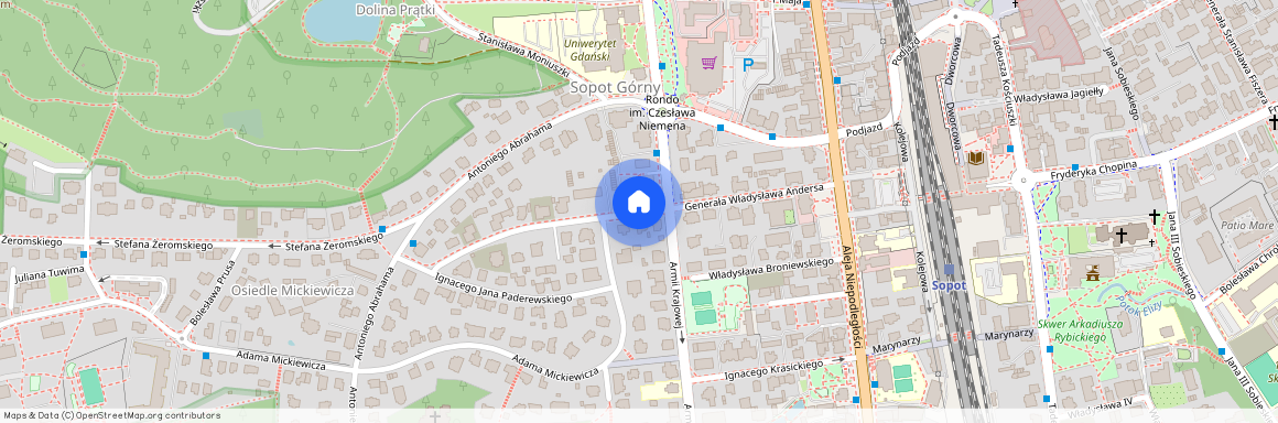 ul. gen. Władysława Andersa, Osiedle Mickiewicza, Sopot, pomorskie