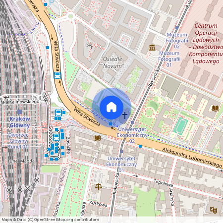 ul. Rakowicka, Przedmieście Warszawskie, Stare Miasto, Kraków, małopolskie