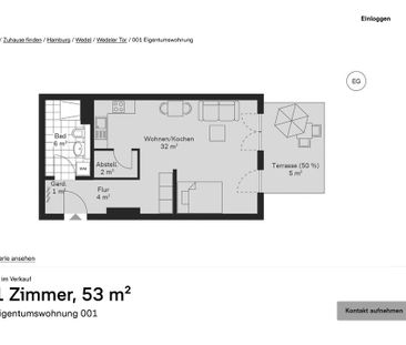 Erstbezug in attraktiver 1–Zimmer Wohnung barrierefrei - Photo 1