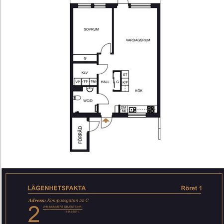 Kompassgatan 22 D - Photo 4