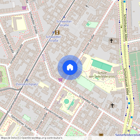 Choriner Str., Berlin, Prenzlauer Berg, 10435