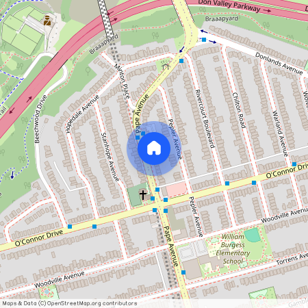 1291 Pape Avenue Unit# Main, Toronto