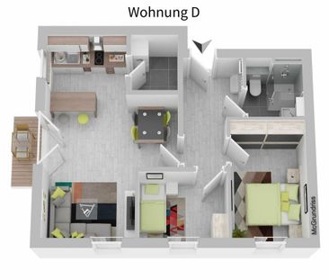 Betreutes Wohnen in wundervoll modernen Wohnungen in Drochtersen - Photo 1