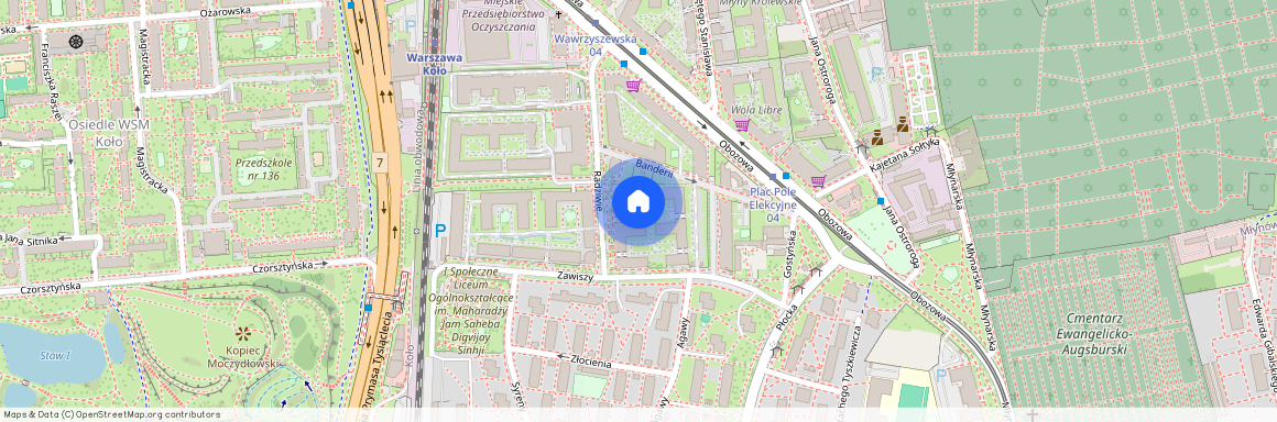 ul. Zawiszy, Młynów, Wola, Warszawa, mazowieckie