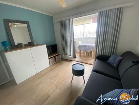 Port Leucate – Location Appartement – 22.06 m² – 530€ CC / mois - Photo 4