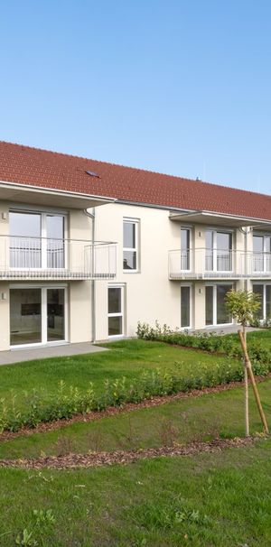Sonnige 2-Zimmer-Wohnung im Erdgeschoss mit Terrasse und Privatgarten - Photo 1
