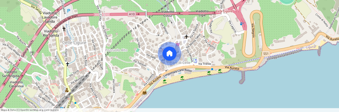 Via Monte Tabor, Celle Ligure