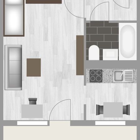 1-Raum-Wohnung Lunzbergring 6 - Foto 3