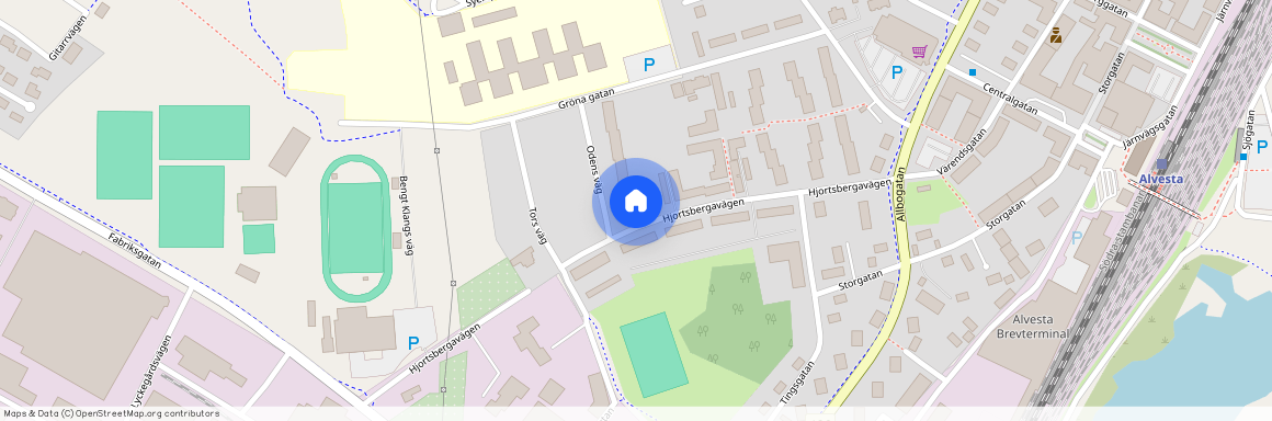 Alvesta Centrum, Kronoberg, Hjortsbergavägen 16 A