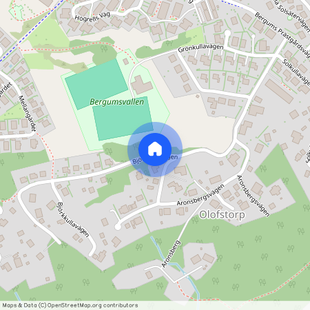 Björkkullavägen, Olofstorp