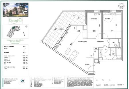 location Appartement T3 DE 62.97m² À MONTPELLIER - Photo 5