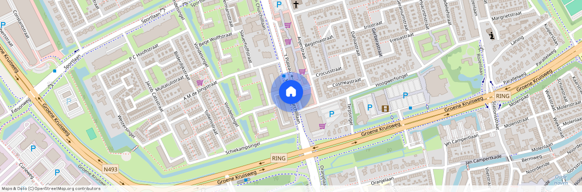 Schiekamp-Zuid, 3202 GN, Winston Churchilllaan, Spijkenisse