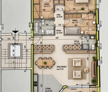 4 Zimmer, 120 m² - Photo 5