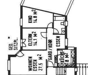 3.5 Zimmer, 78 m², 2. Stock - Foto 6