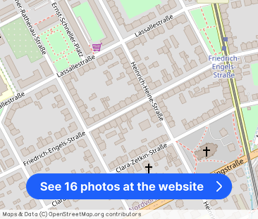 Ruhige 2-Raum-Wohnung mit Balkon und Einbauküche (optional) - Photo 1