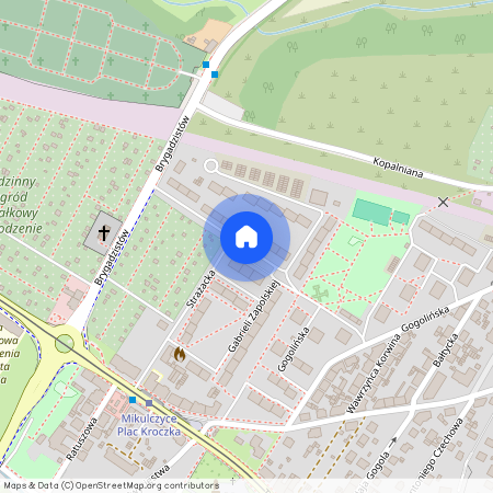 ul. Gabrieli Zapolskiej, Mikulczyce, Zabrze, śląskie