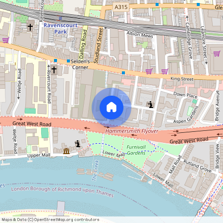 Riverside Gardens, London, W6