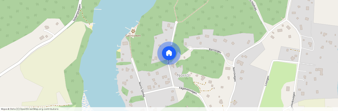 Norrö bergsväg, Åkersberga