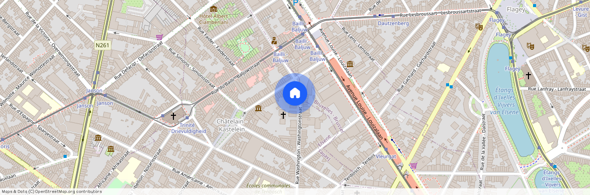 Rue Washington, 13, 1050, Ixelles