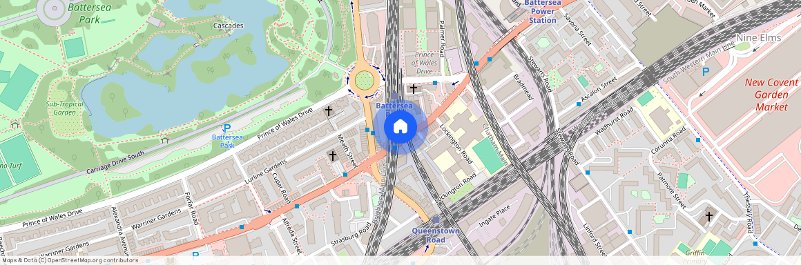 Battersea Park Road, Battersea Park, London