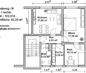Sanierte 3-Zimmer-Wohnung in ruhiger Lage! - Foto 3