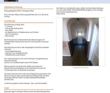 Wohnung in Solingen zu vermieten - Photo 1