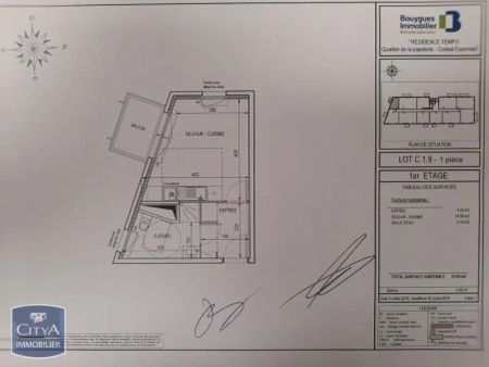 Appartement à louer 1 pièce 23.91m² - Photo 4