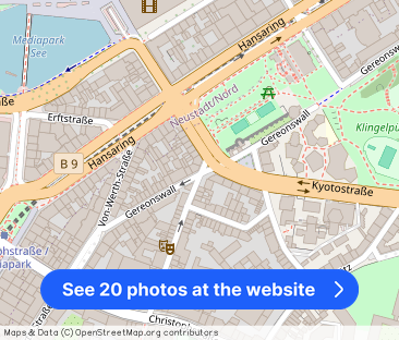 Möblierte Penthousewohnung mit Dachterrasse Nähe Klingelpützpark un... - Photo 1