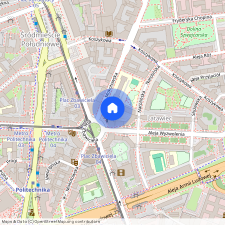 Warszawa, Śródmieście, Śródmieście, Południowe, Mokotowska