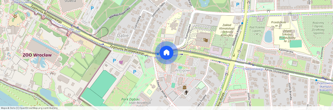 ul. Zygmunta Wróblewskiego, Dąbie, Śródmieście, Wrocław, dolnośląskie